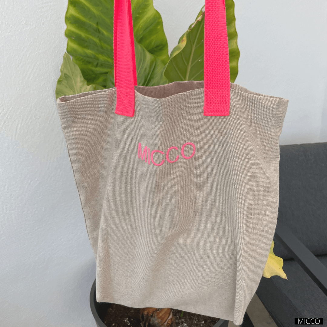 Bolso de tela Bordado