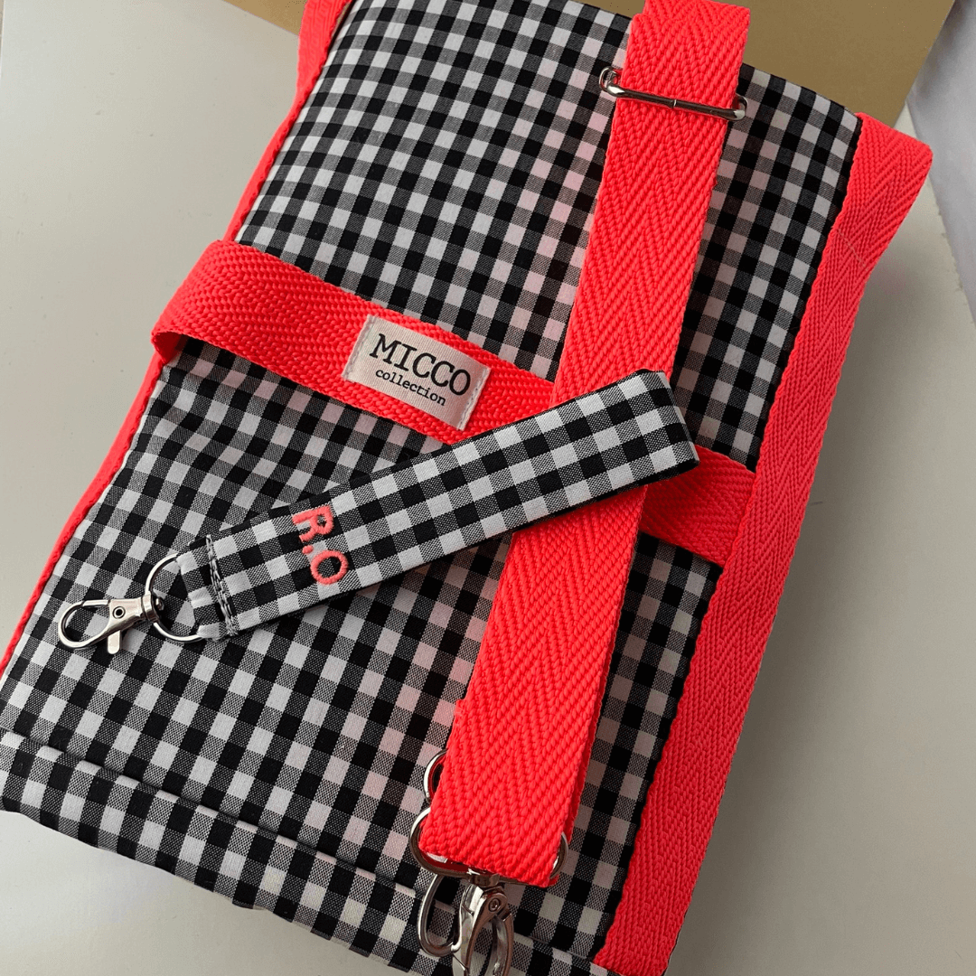 Bolsa Vichy personalizada flĂșor