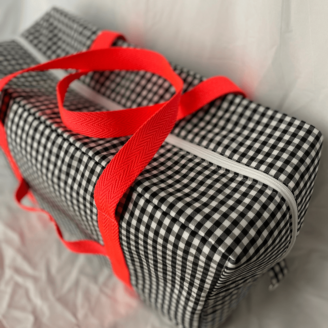 Bolsa Vichy personalizada flĂșor
