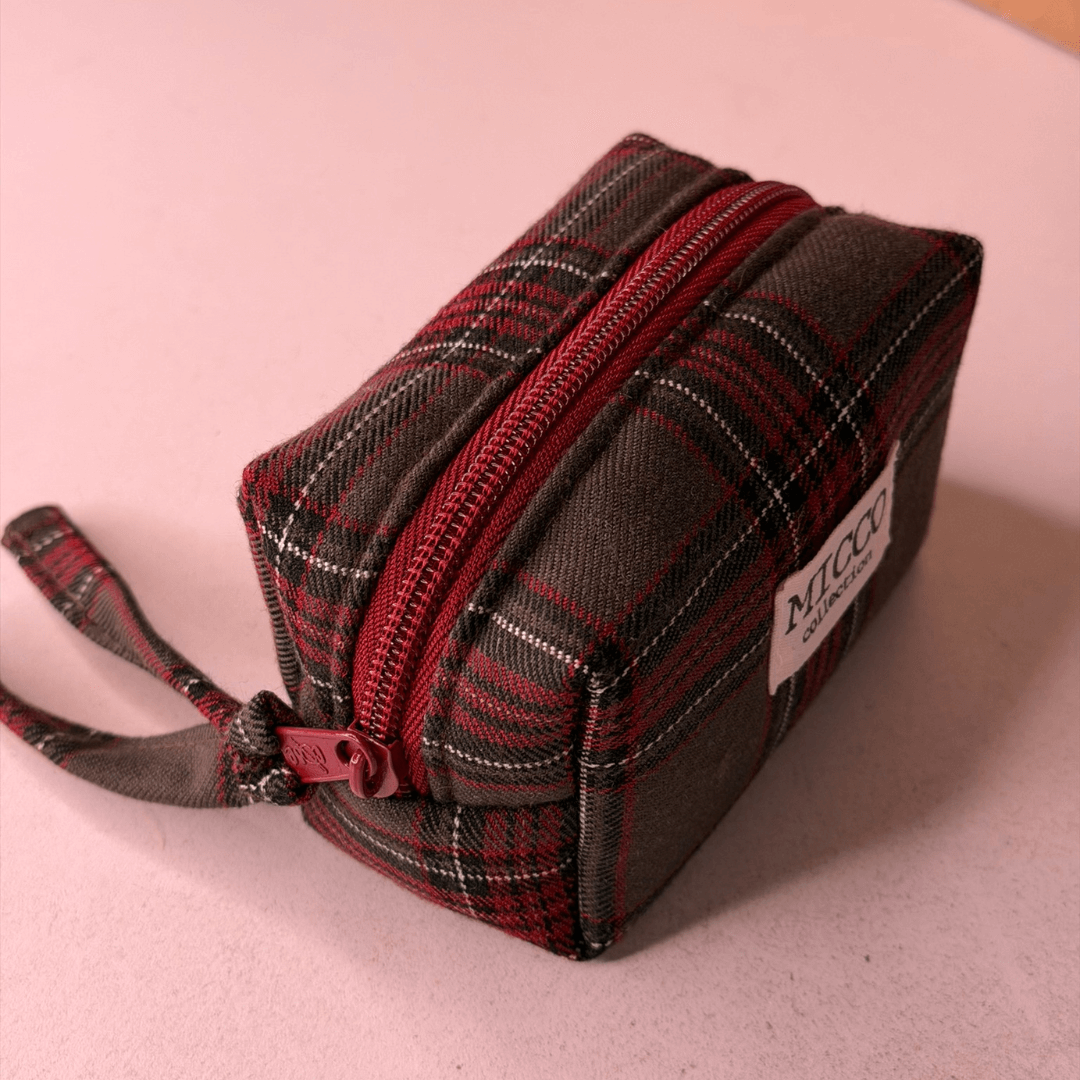 Neceser mini mini tartán