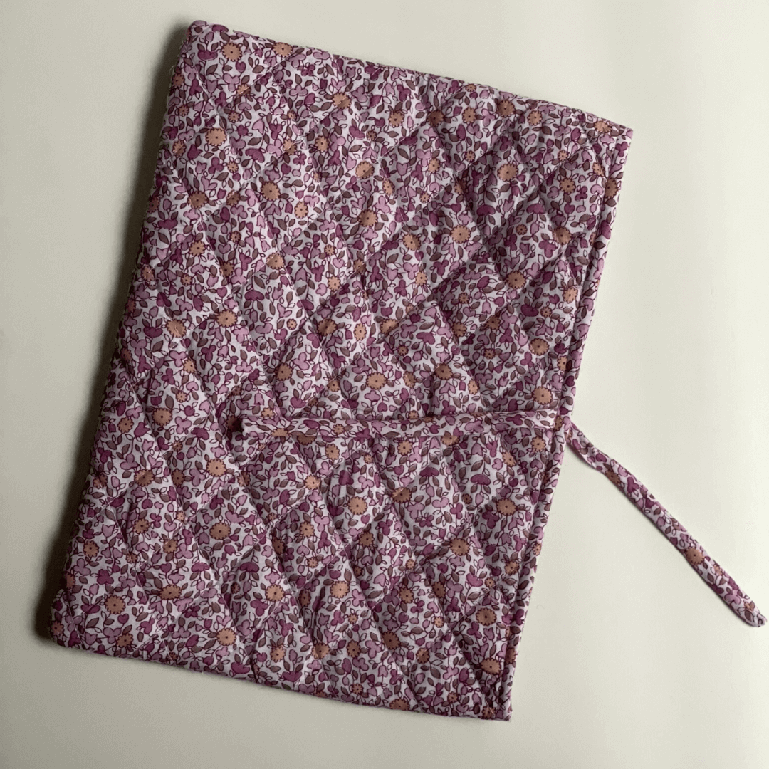 Funda de libro acolchada Lavanda