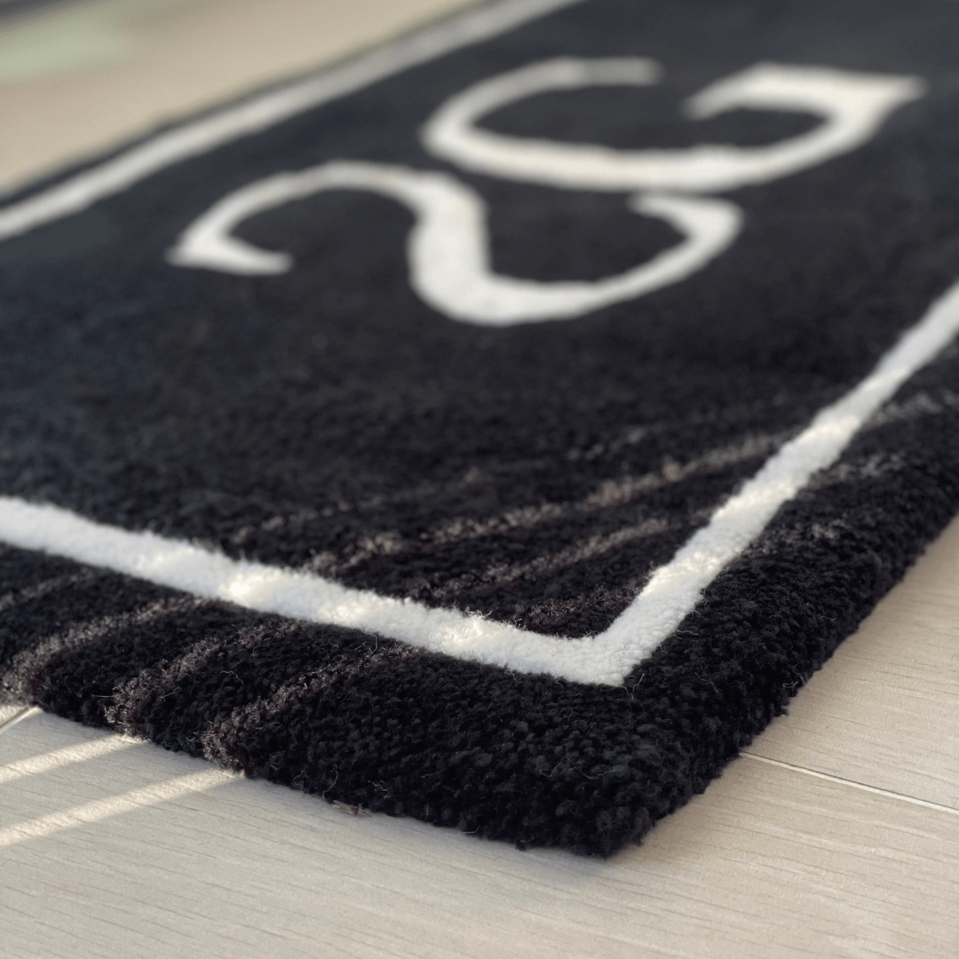 Alfombra de lana con Logotipo