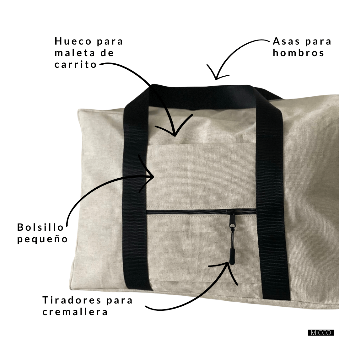 Bolsa Beige Bordado-MICCO