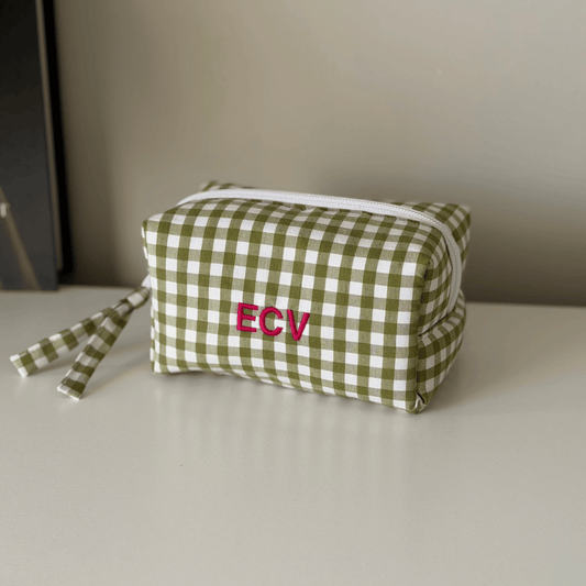 Neceser personalizado vichy verde