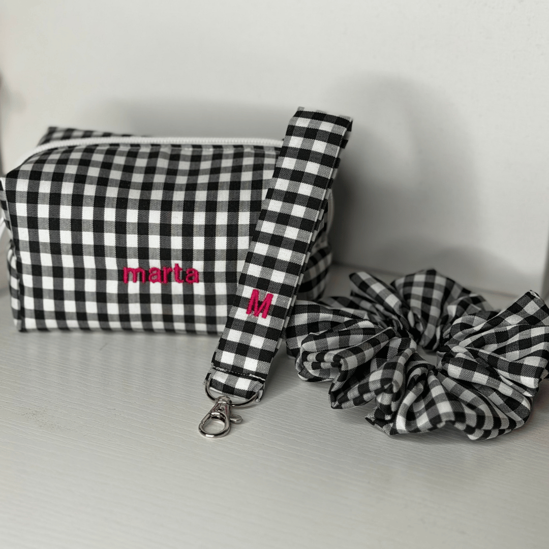 Pack personalizado vichy negro