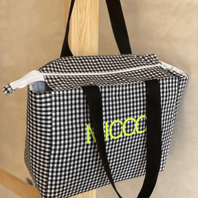 Bolso con cremallera vichy