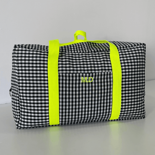 Bolsa Vichy personalizada flúor