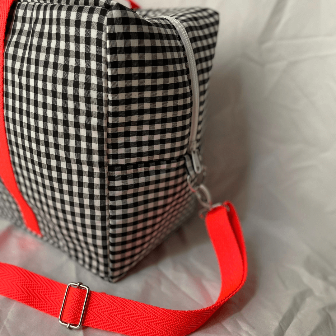 Bolsa Vichy personalizada flúor