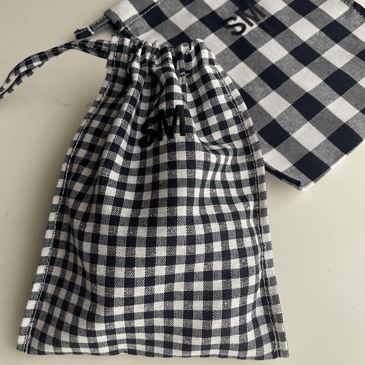 Bolsitas de Tela Organizadoras – Estilo Vichy Personalizadas