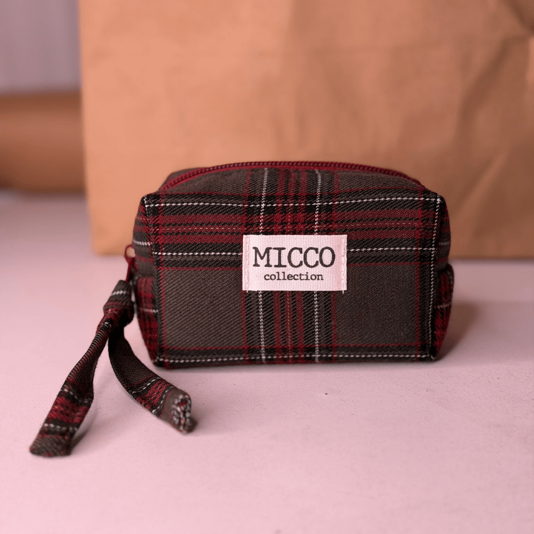 Neceser mini mini tartán