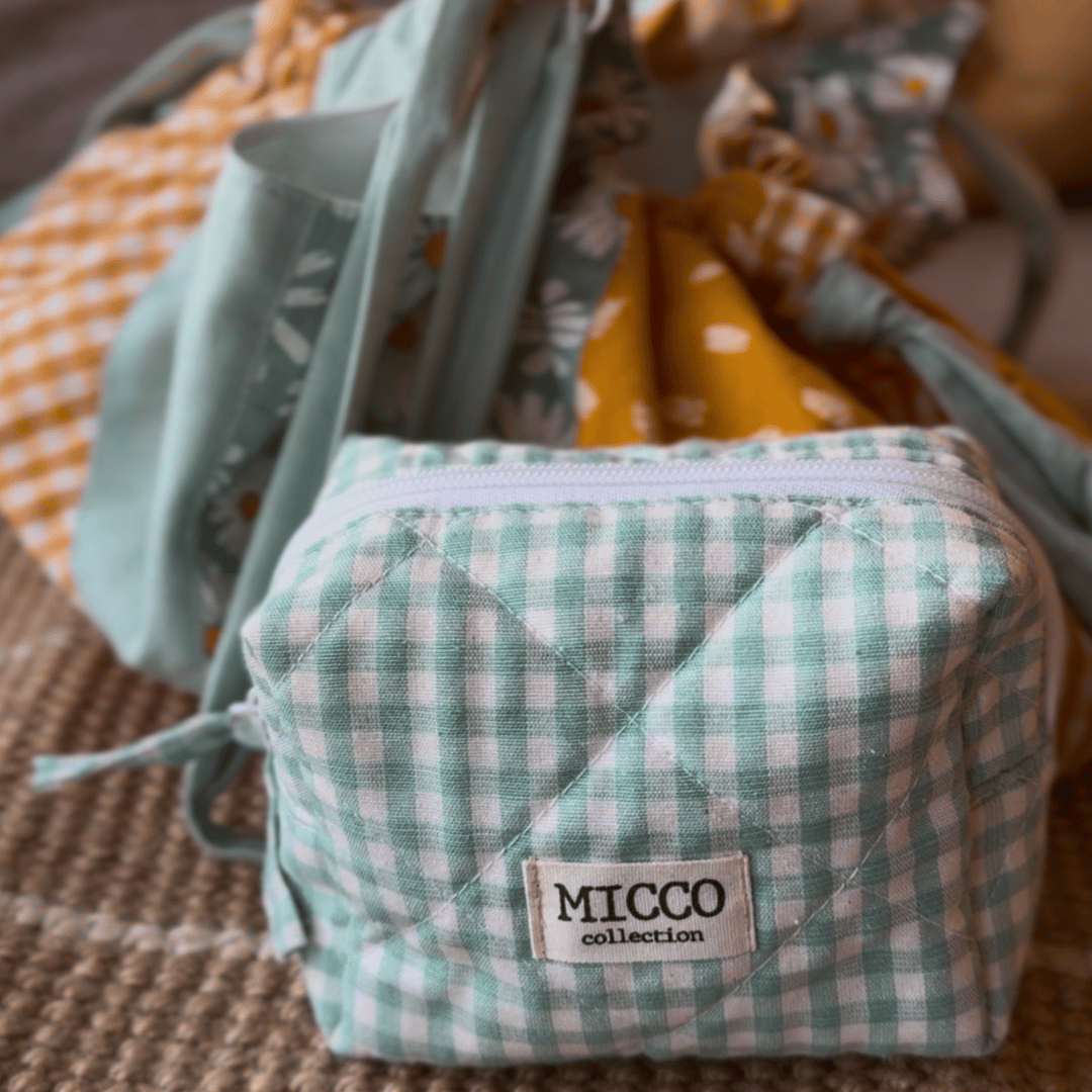 Bolso de tela estampado grande Limoncello