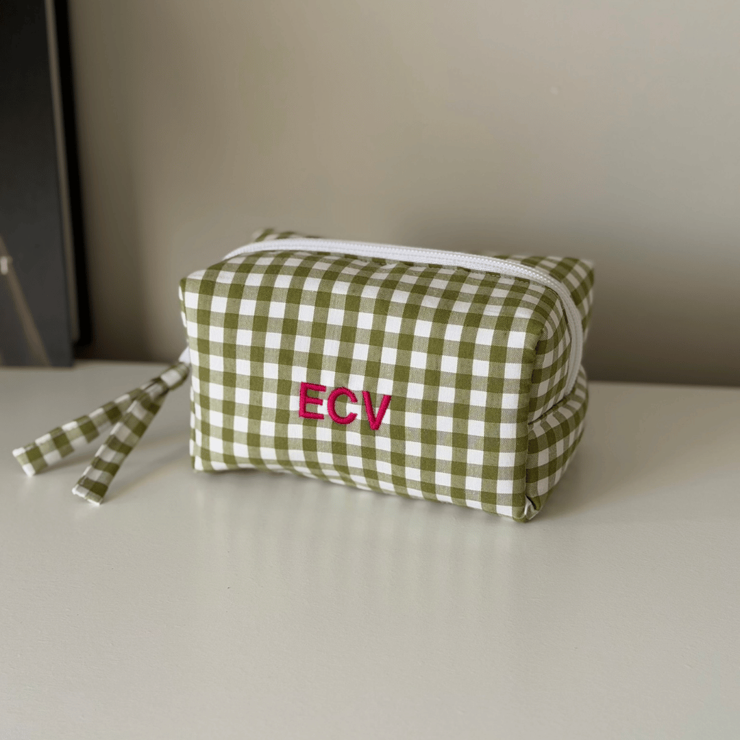 Neceser personalizado vichy verde