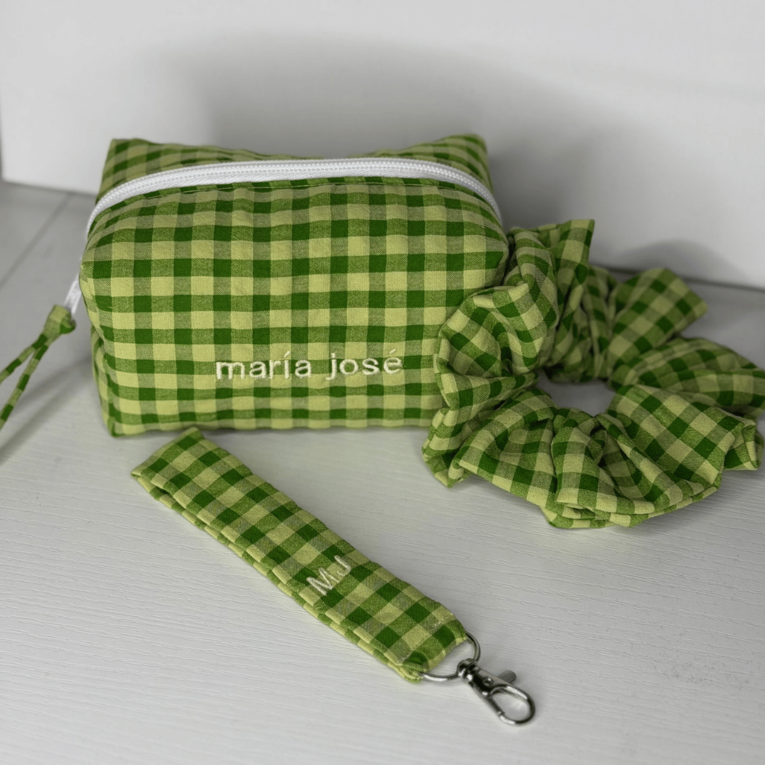 Pack personalizado vichy bicolor matcha