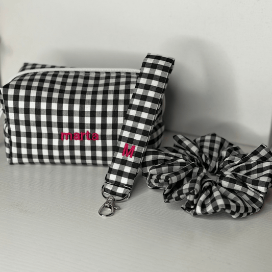 Pack personalizado vichy negro