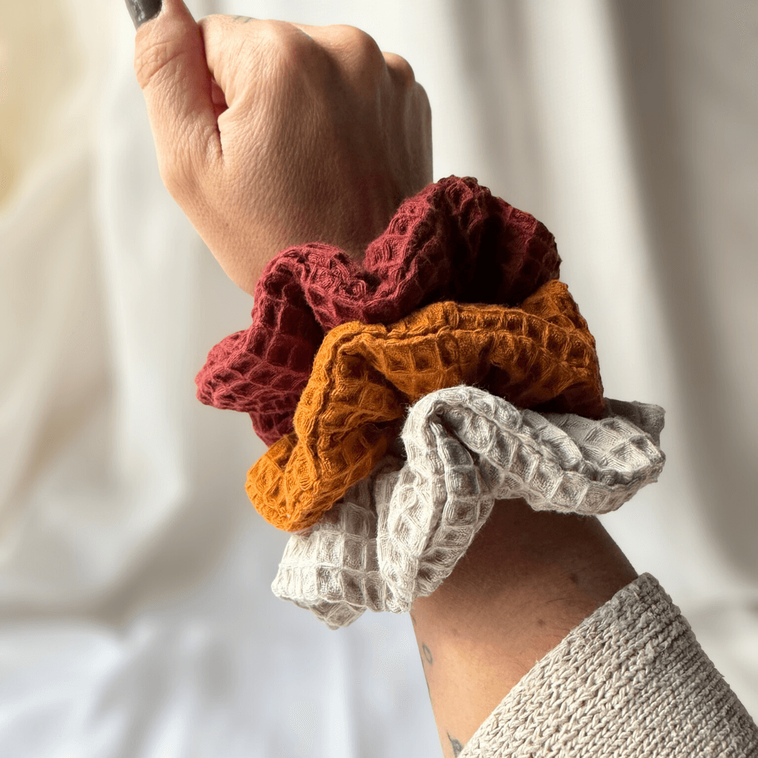 Coletero de algodón waffle